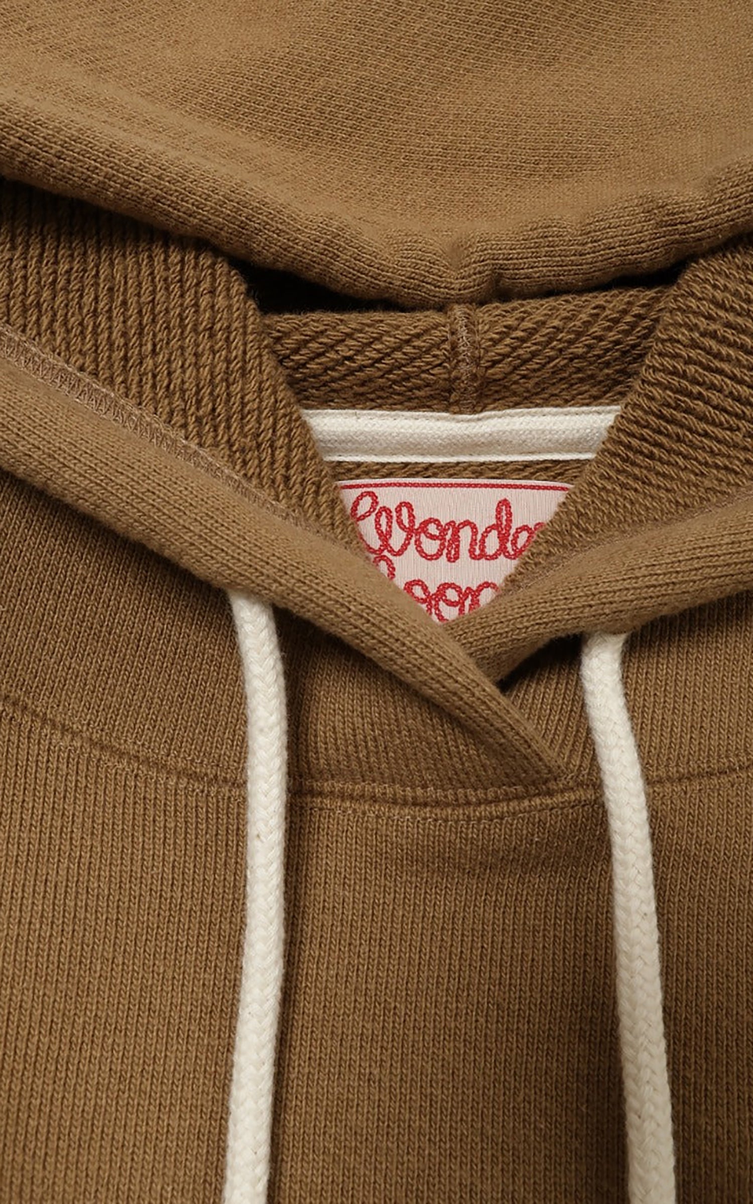 Wonder Looper Pullover Hoodie Double Heavyweight French Terry Dune