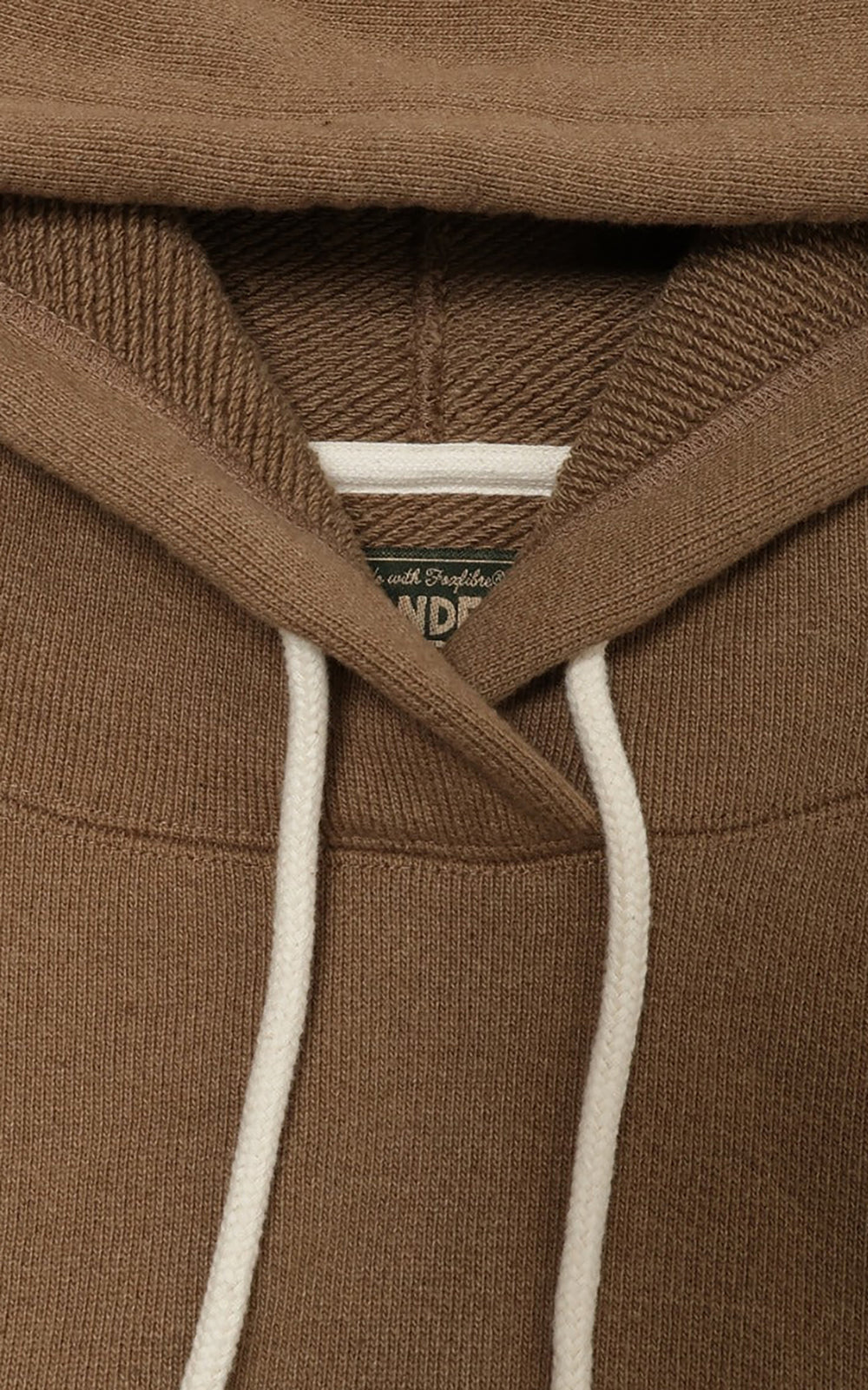 Wonder Looper Kapuzenpullover Double Heavyweight French Terry Iron Mordant Foxfibre® Coyote 80