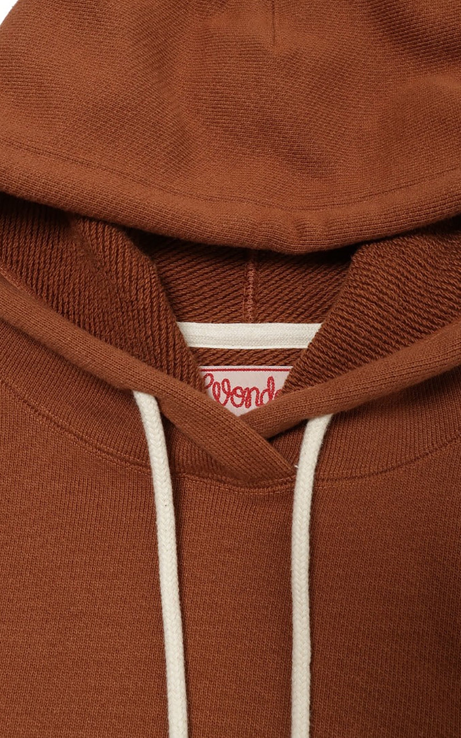 Wonder Looper Pullover Hoodie Double Heavyweight French Terry Rust