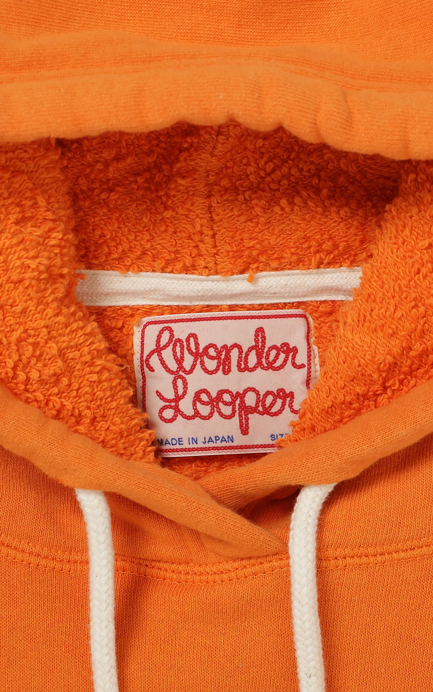 Wonder Looper Pullover Hoodie Super Looper French Terry Orange