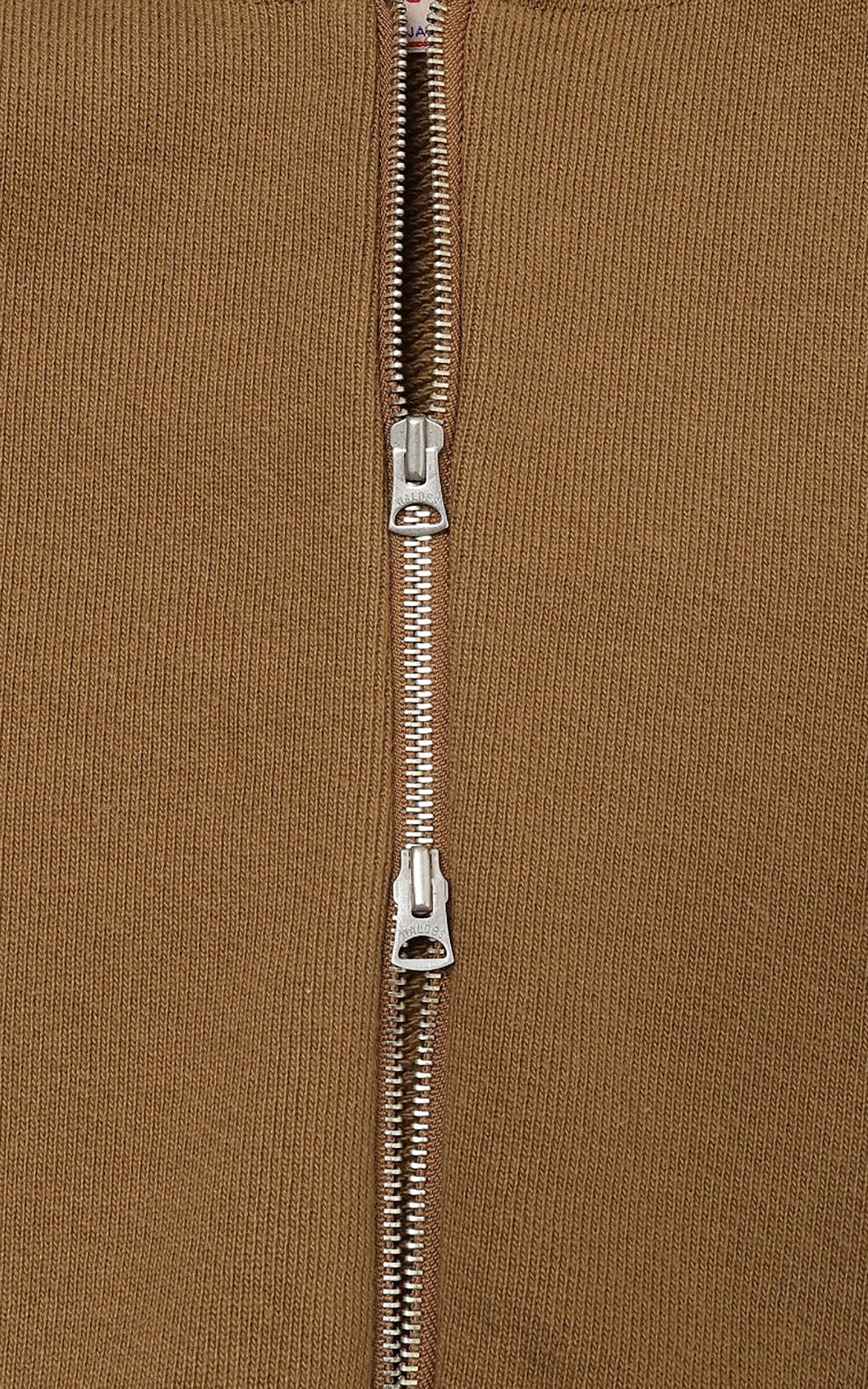 Wonder Looper Zip Hoodie Double Heavyweight French Terry Dune