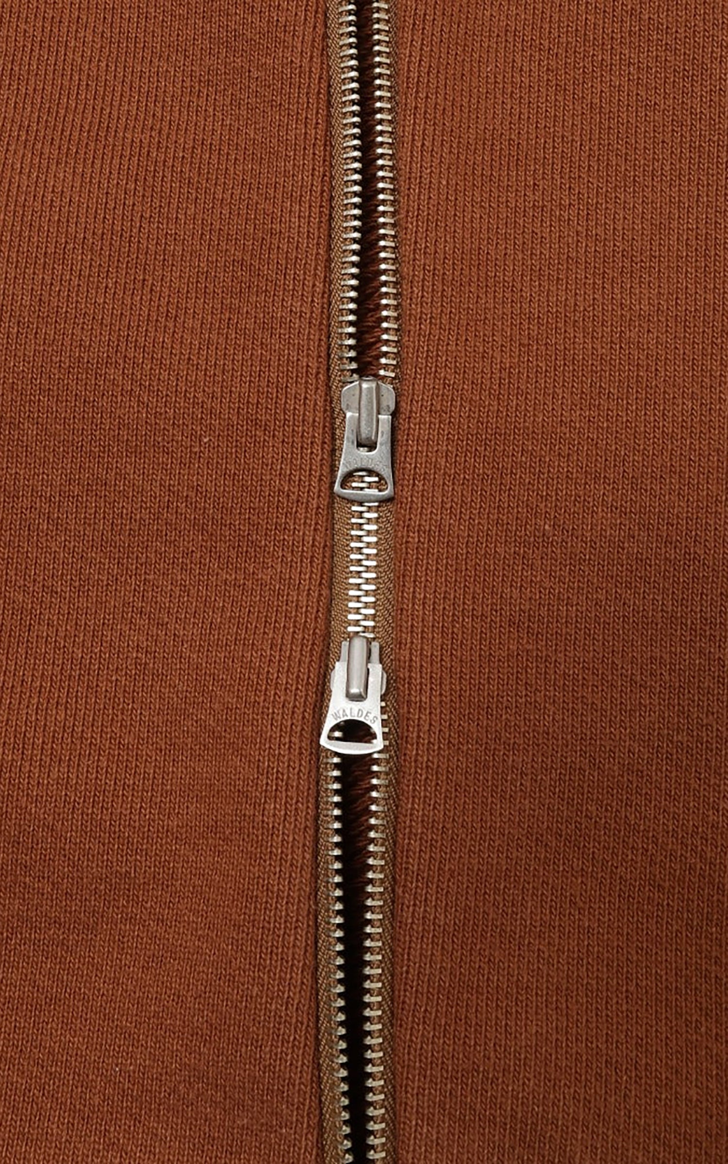 Wonder Looper Zip Hoodie Double Heavyweight French Terry Rust