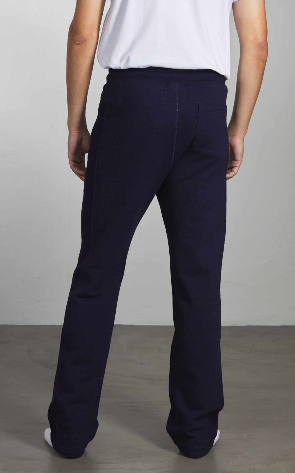Wonder Looper Sweatpants Real Indigo Blanket Striped French Terry Indigo