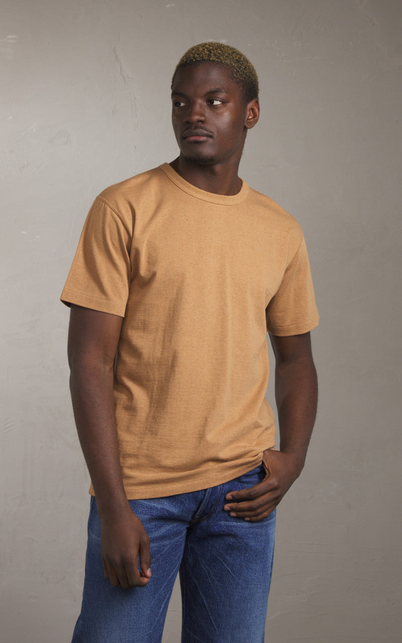 Wonder Looper Foxfibre® Tsuriami Crewneck T-Shirt Coyote 70