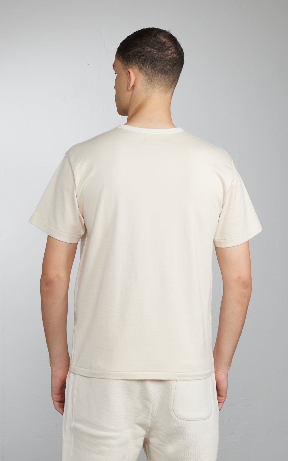 Wonder Looper Ultimate Pima Tsuriami T-Shirt Ecru