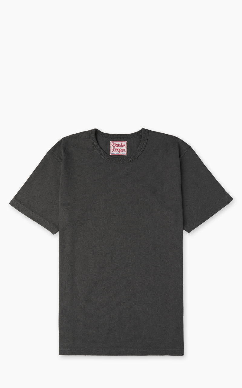 Wonder Looper Double Heavyweight T-Shirt Sumi Black