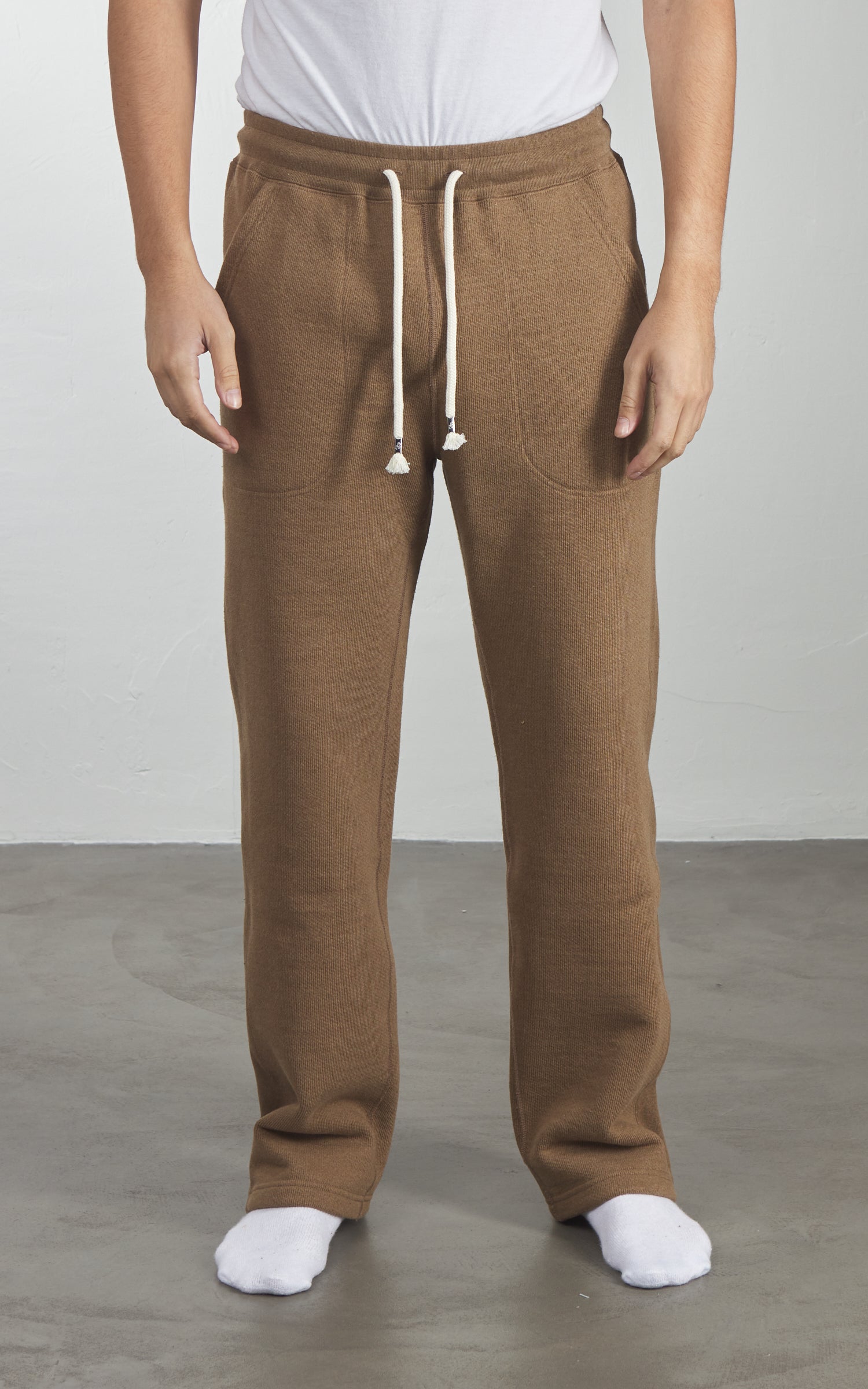 Wonder Looper Sweatpant Double Heavyweight French Terry Iron Mordant Foxfibre® Coyote 80