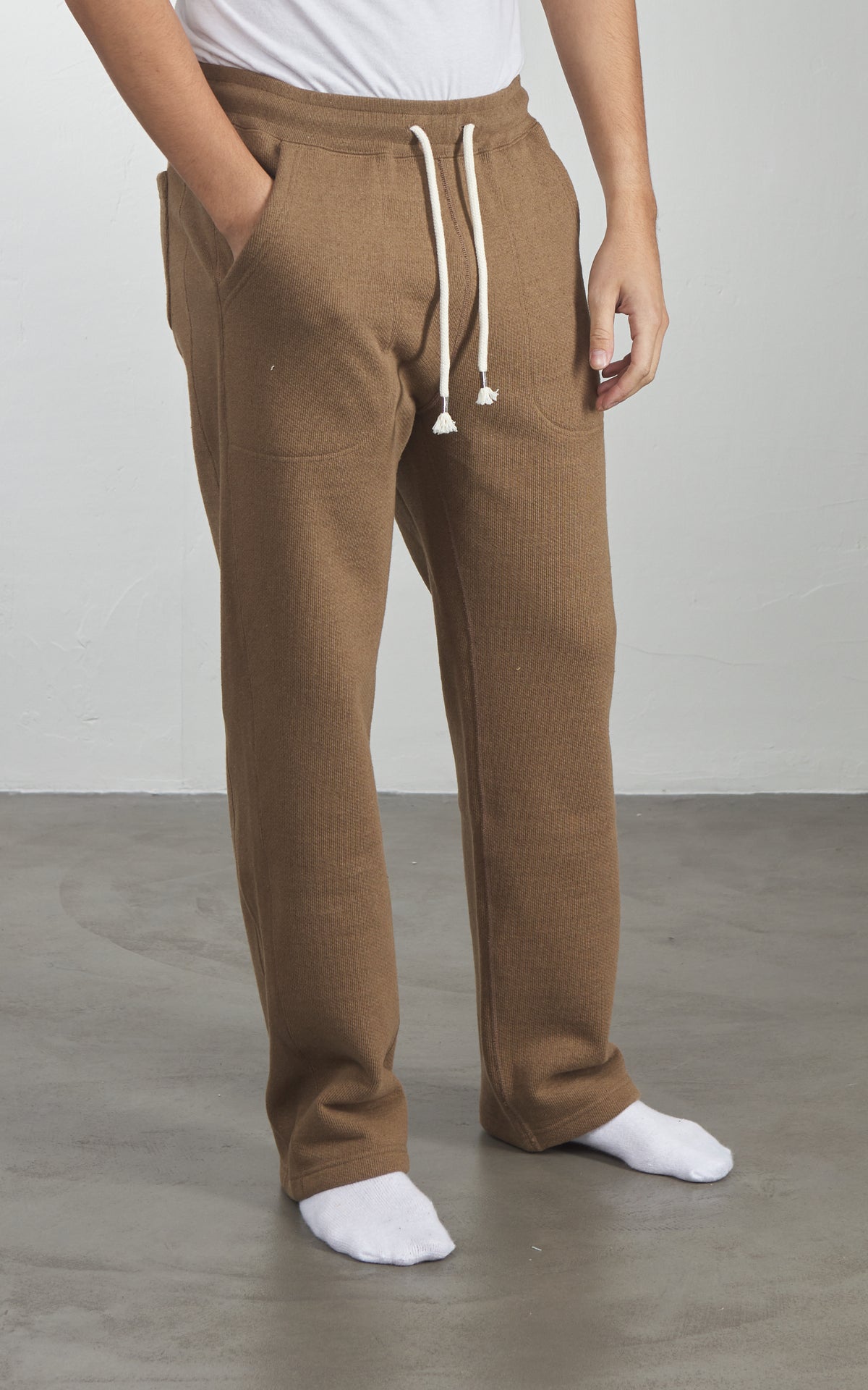 Wonder Looper Sweatpants Iron Mordant Foxfibre® Double Heavyweight French Terry Coyote 80