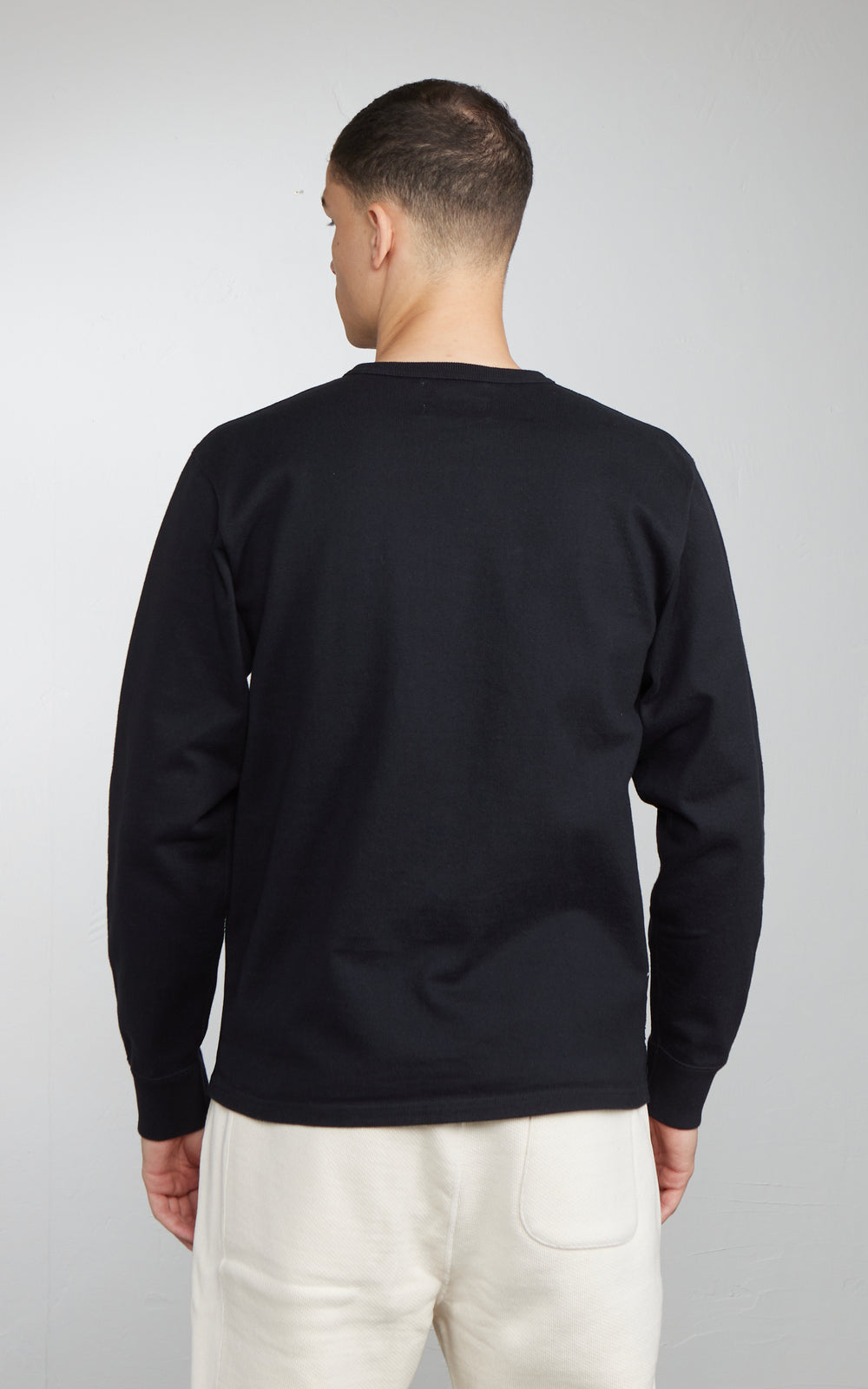 Wonder Looper Double Heavyweight Longsleeve T-Shirt Black