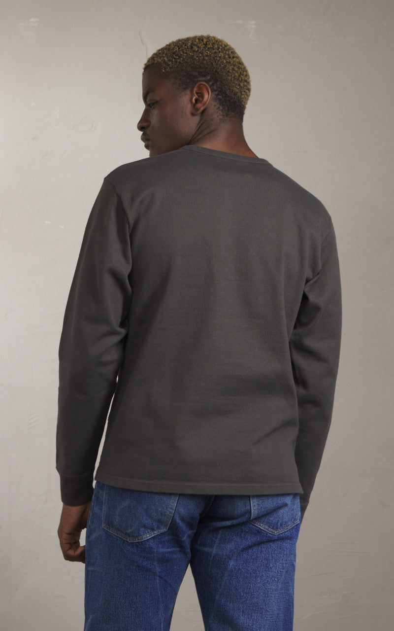 Wonder Looper Double Heavyweight Crewneck Longsleeve T-Shirt Sumi