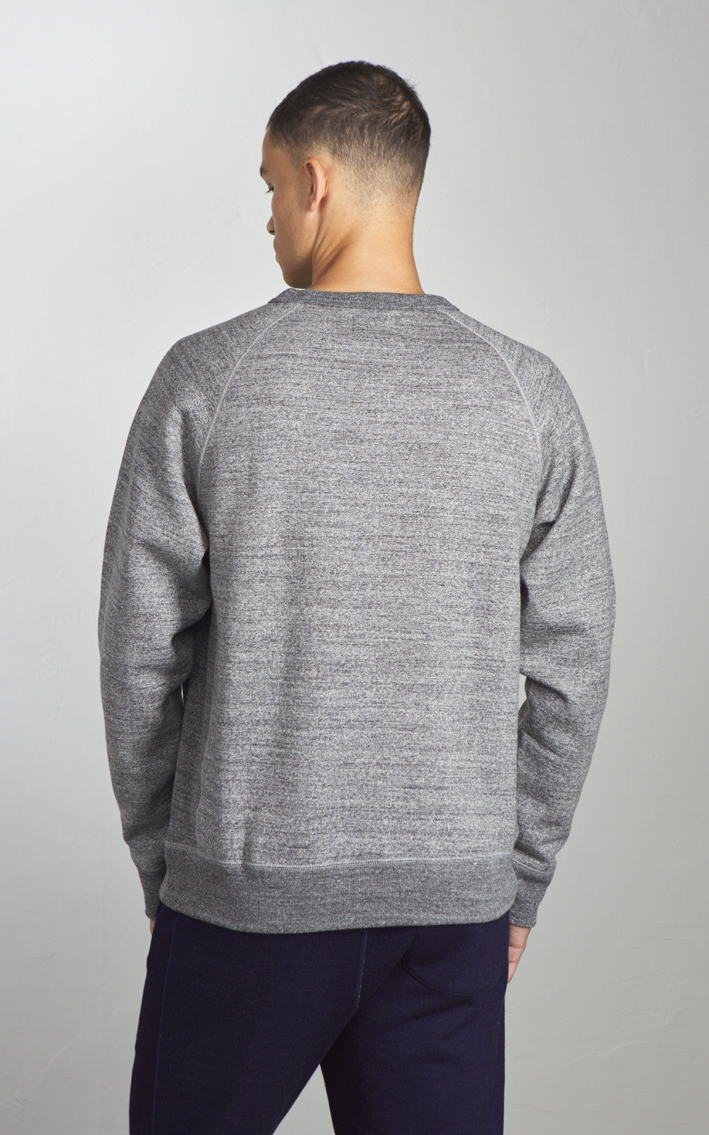 Wonder Looper Pullover Crewneck Fleeced Foxfibre® Charcoal