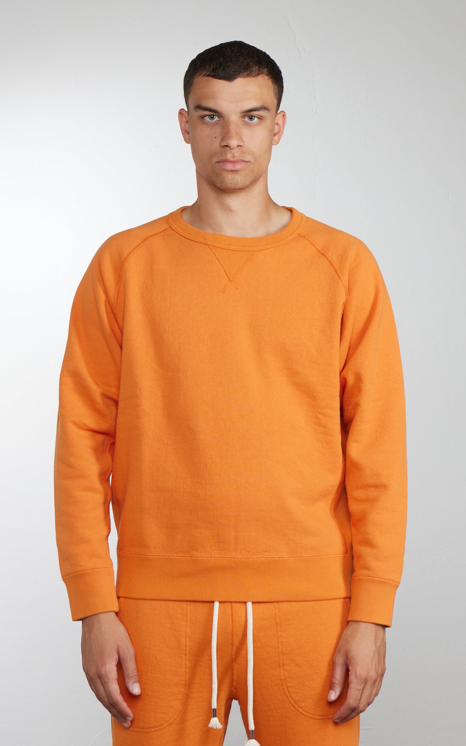Wonder Looper Pullover Crewneck Super Looper French Terry Orange
