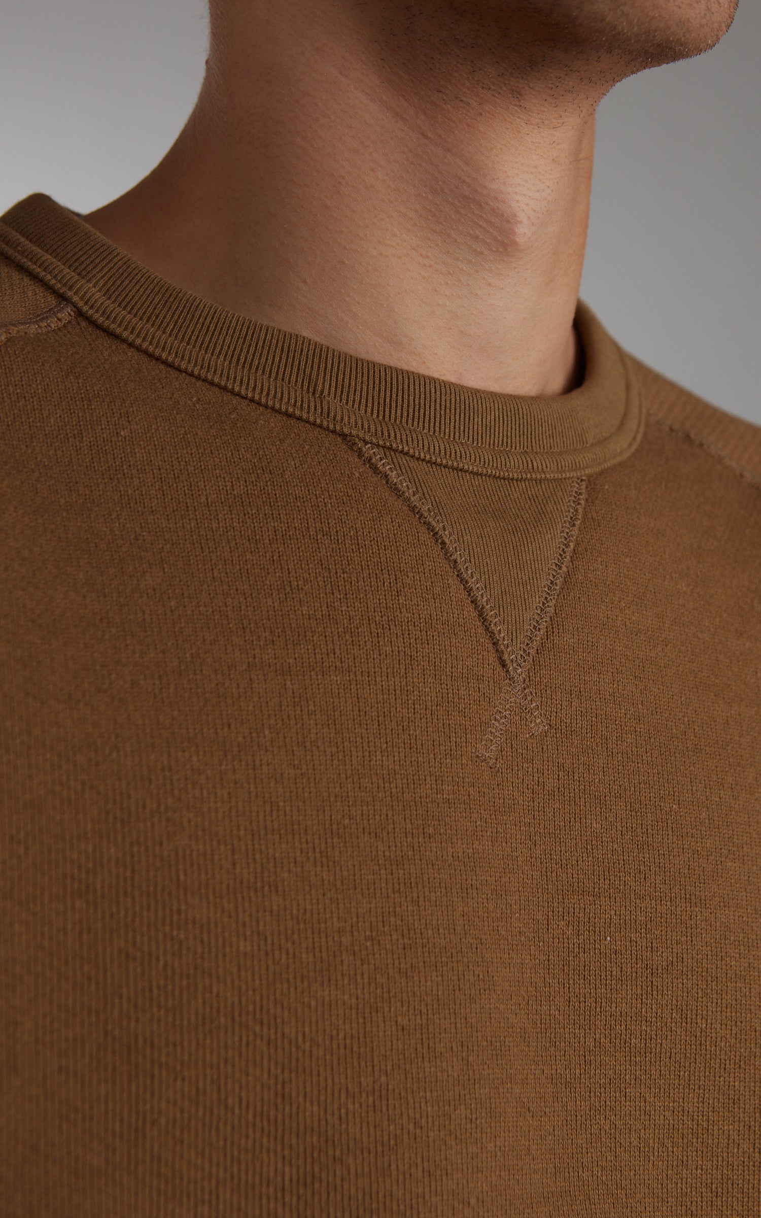 Wonder Looper Pullover Crewneck Double Heavyweight French Terry Dune