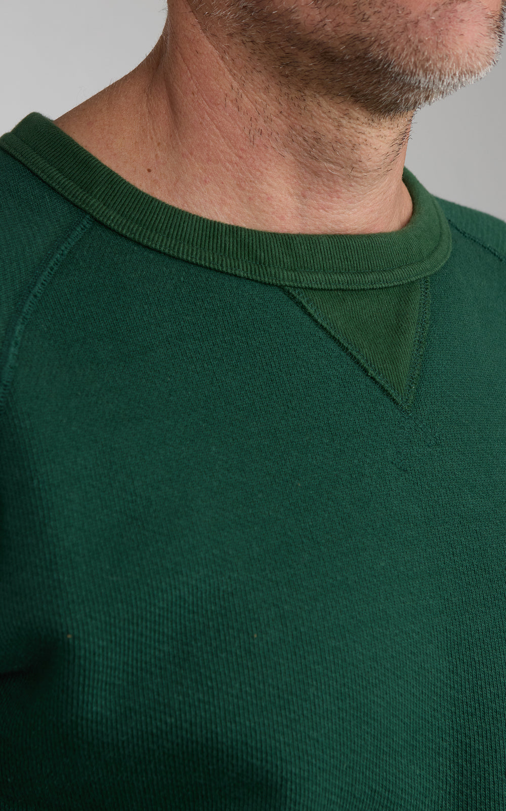 Wonder Looper Crewneck Double Heavyweight French Terry Racing Green