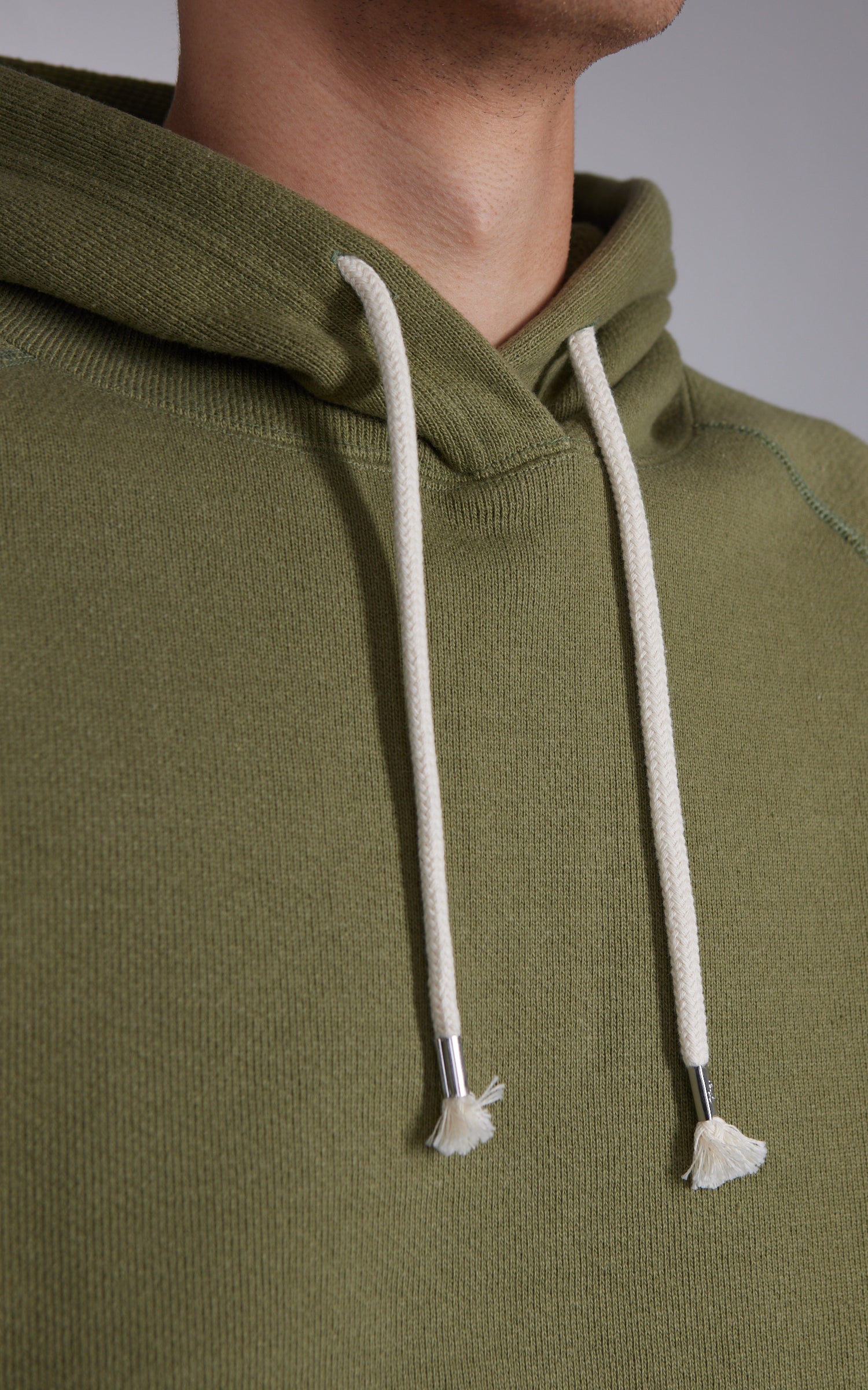 Wonder Looper Pullover Hoodie Double Heavyweight French Terry Sage