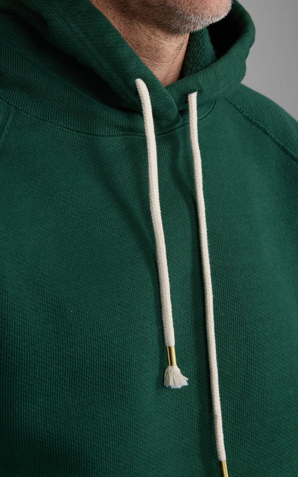 Wonder Looper Pullover Hoodie Double Heavyweight French Terry Racing Green