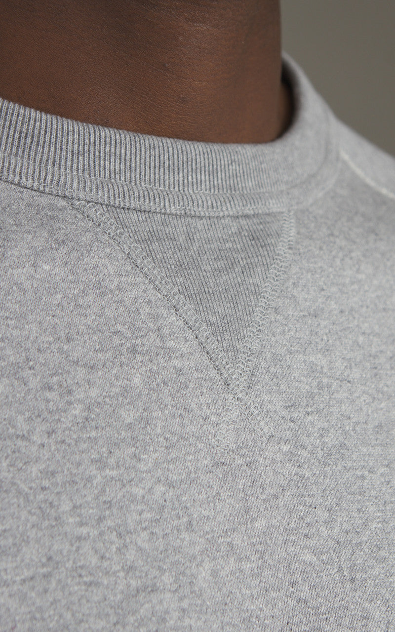 Wonder Looper Pullover Crewneck Super Looper French Terry Heather Grey