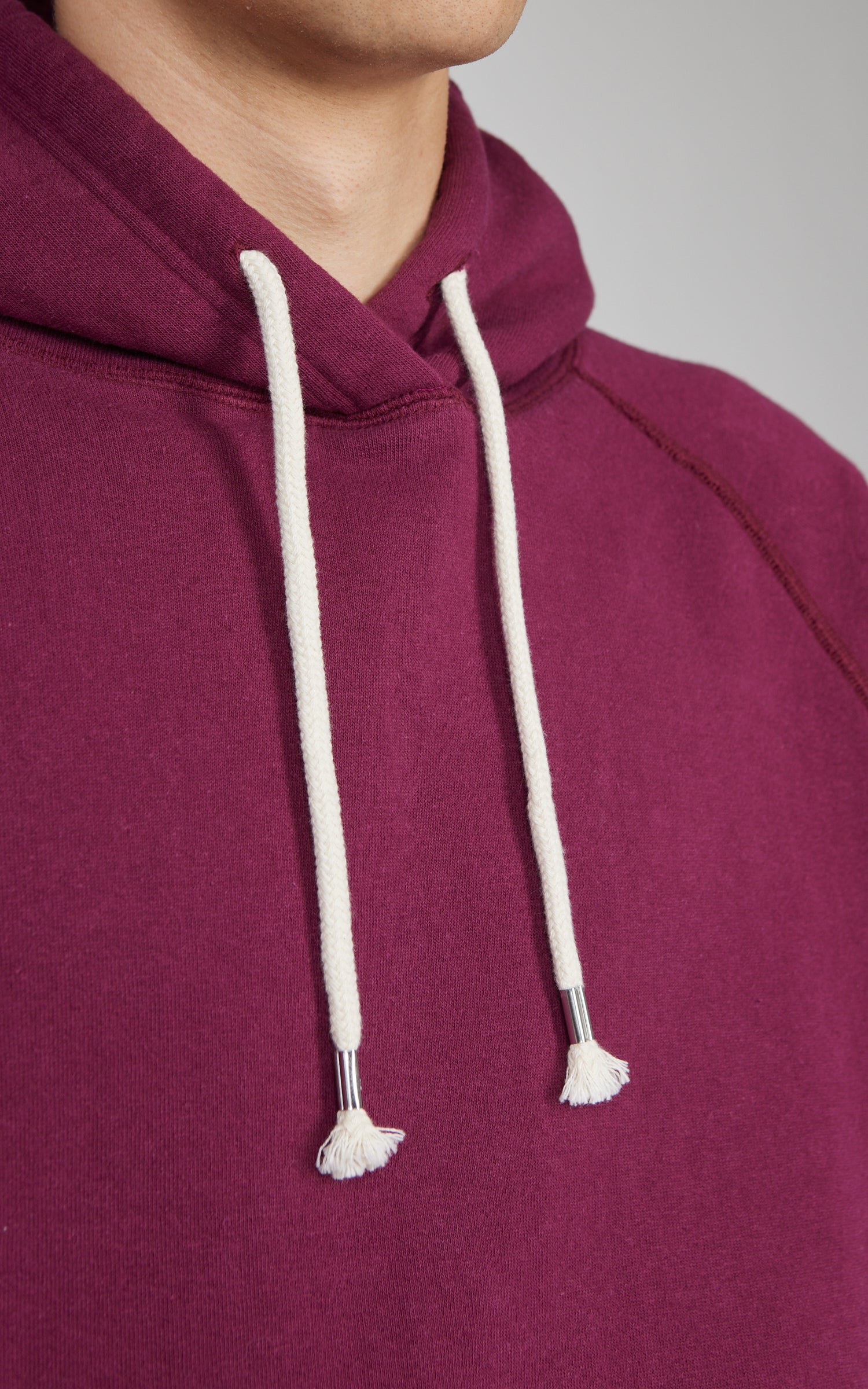 Wonder Looper Pullover Hoodie Super Looper French Terry Burgundy