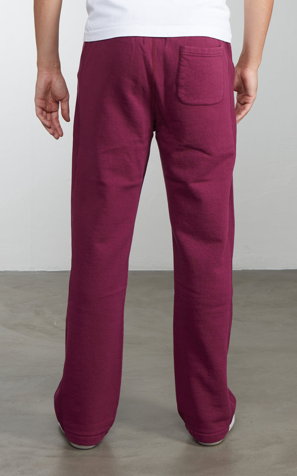 Wonder Looper Sweatpants Super Looper French Terry Burgundy