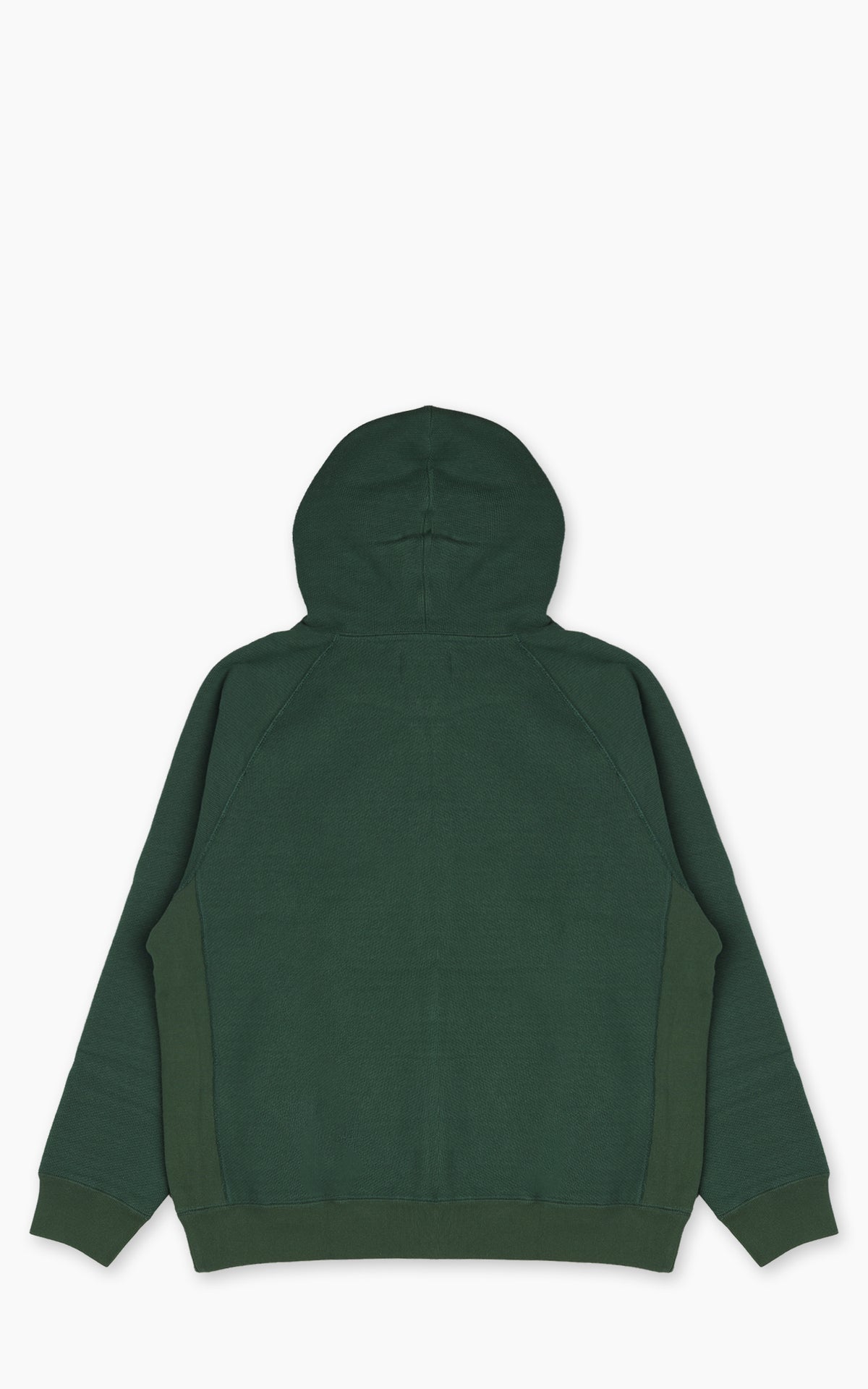 Wonder Looper Zip Hoodie Double Heavyweight French Terry Racing Green