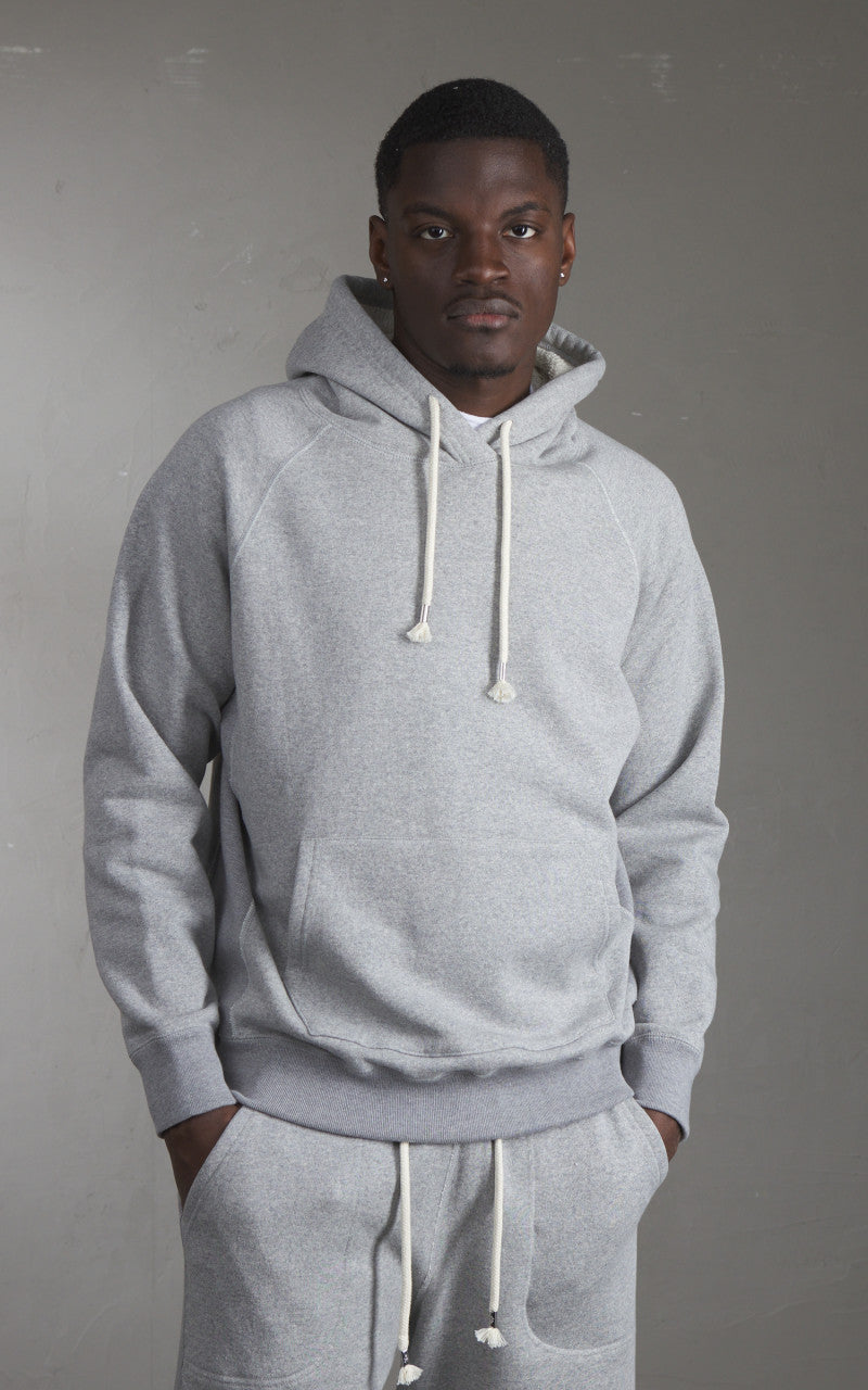 Wonder Looper Pullover Hoodie Super Looper French Terry Heather Grey