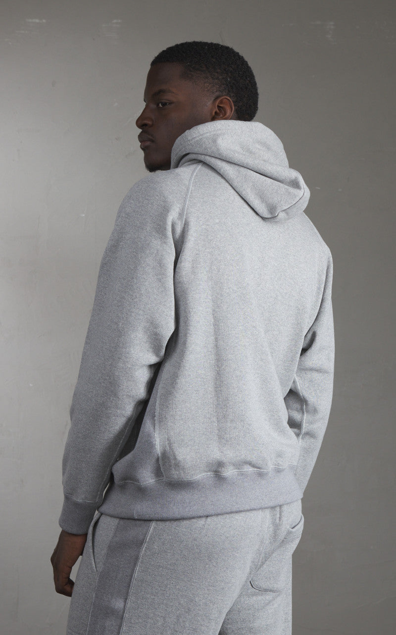 Wonder Looper Pullover Hoodie Super Looper French Terry Heather Grey