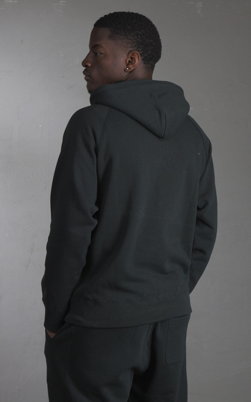 Wonder Looper Zip Hoodie Super Looper French Terry Sumi Black