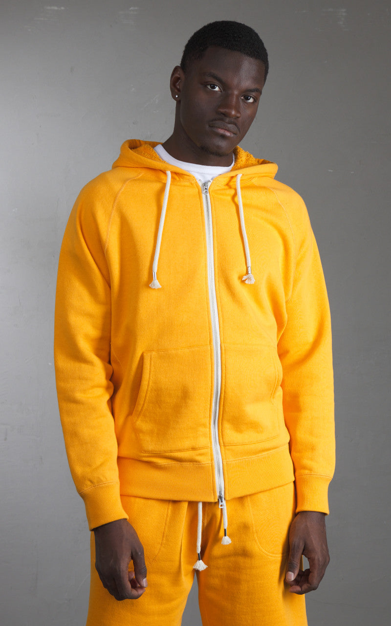 Wonder Looper Zip Hoodie Super Looper French Terry Marigold