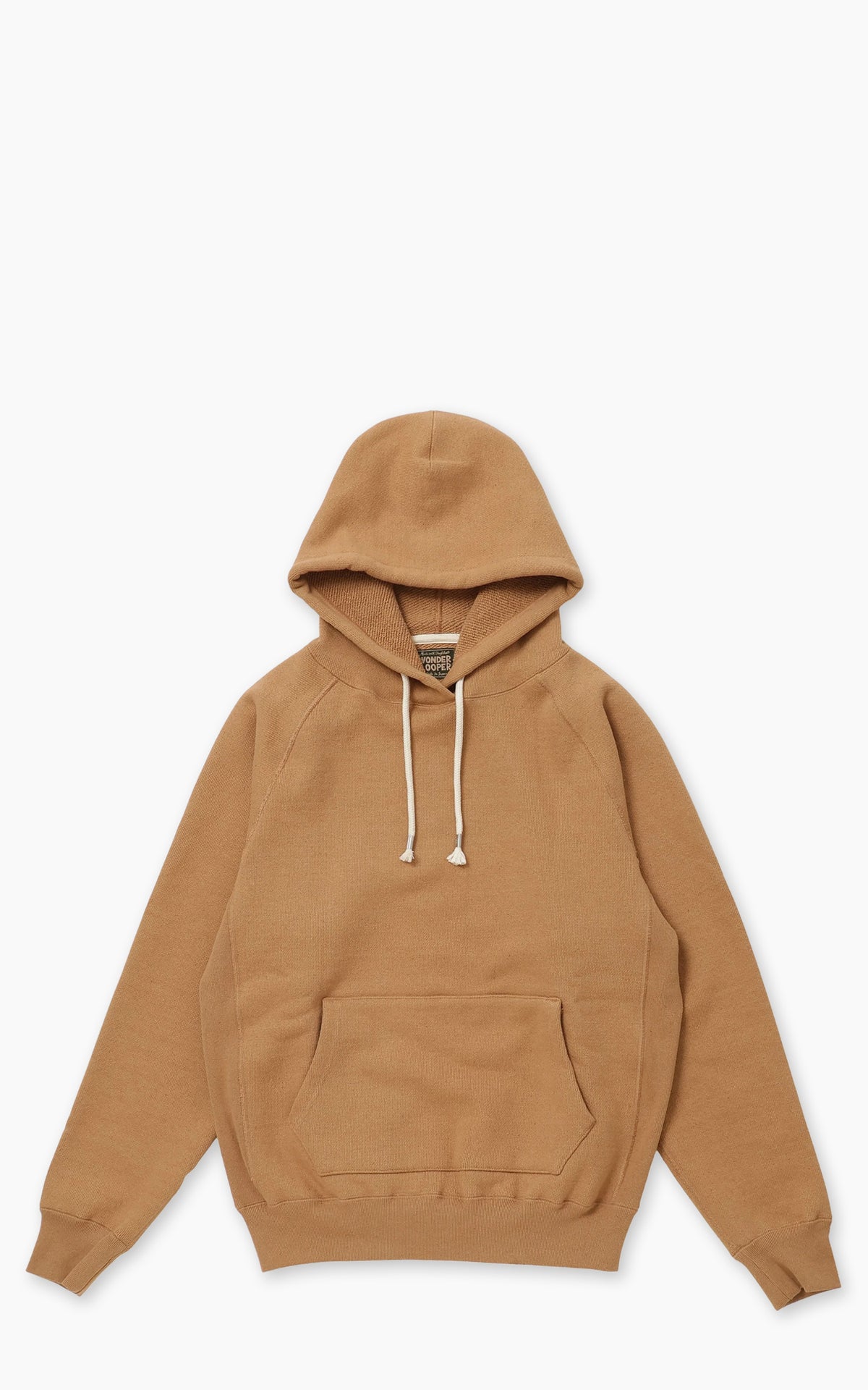 Wonder Looper Pullover Hoodie Foxfibre® Double Heavyweight French Terry Coyote 80