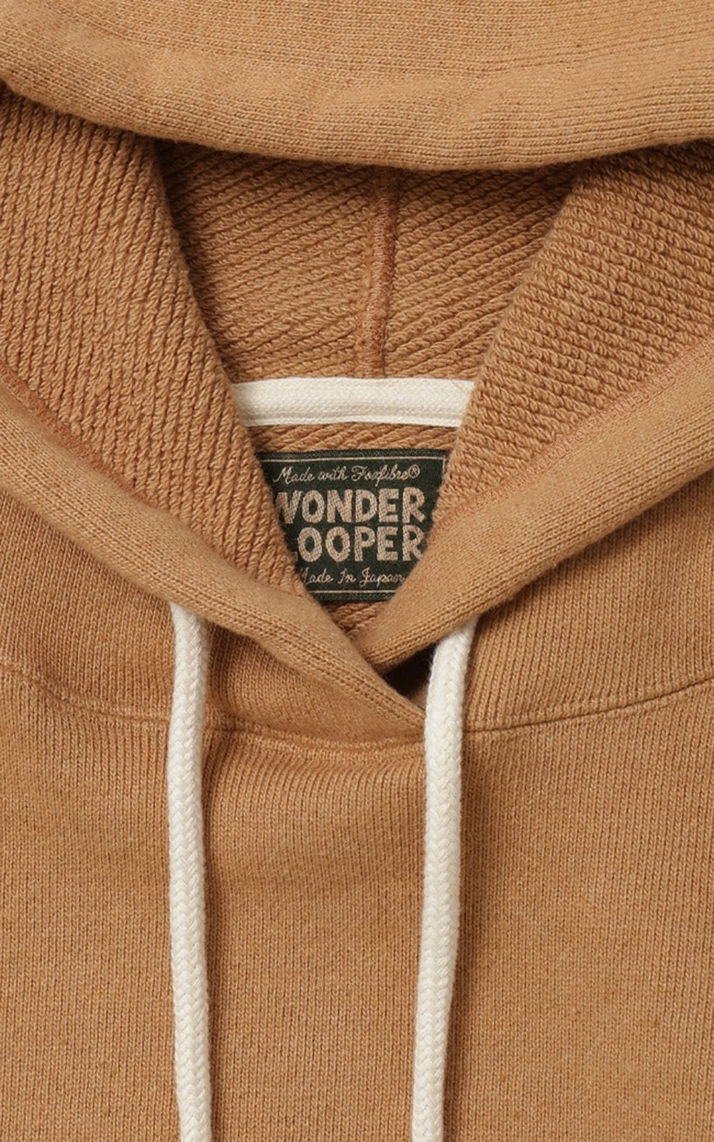 Wonder Looper Pullover Hoodie Foxfibre® Double Heavyweight French Terry Coyote 80