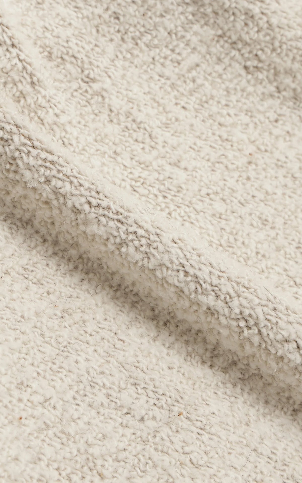 Wonder Looper Foxfibre® Yak Blend French Terry Pullover Rundhalsausschnitt Tabak