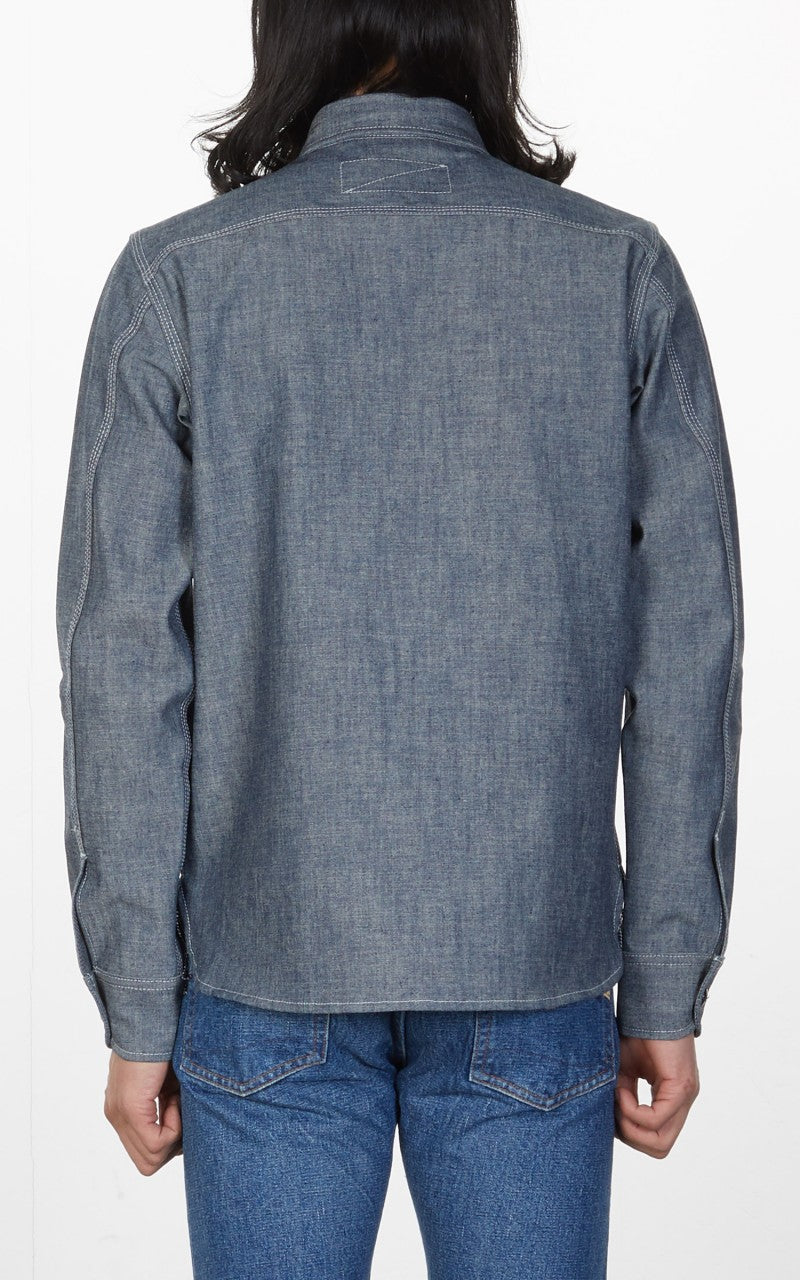 Rogue Territory Work Shirt Light Indigo Canvas