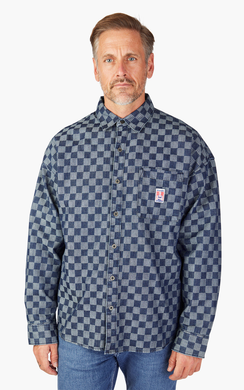 Wrangler Overshirt Dunkel Indigo