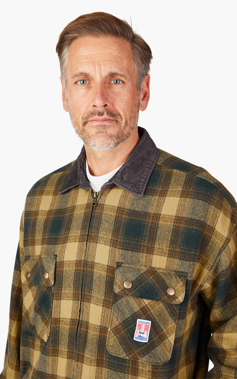 Wrangler Double Flap Pocket Shirt Schwarz