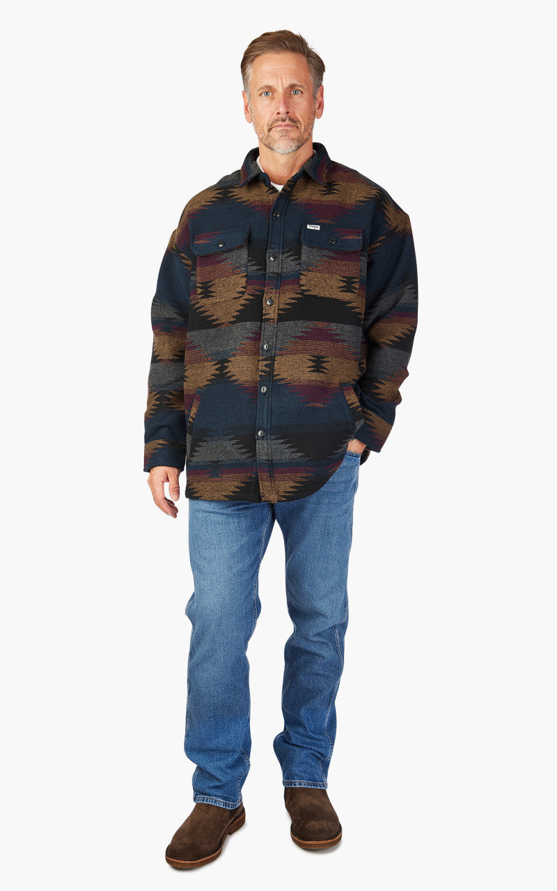 Wrangler Overshirt Leather Brown