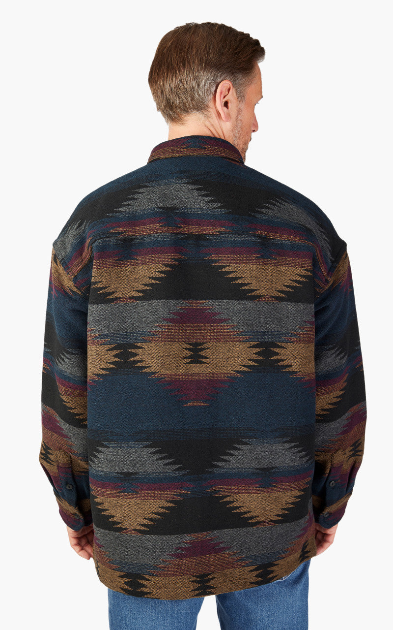 Wrangler Overshirt Leather Brown