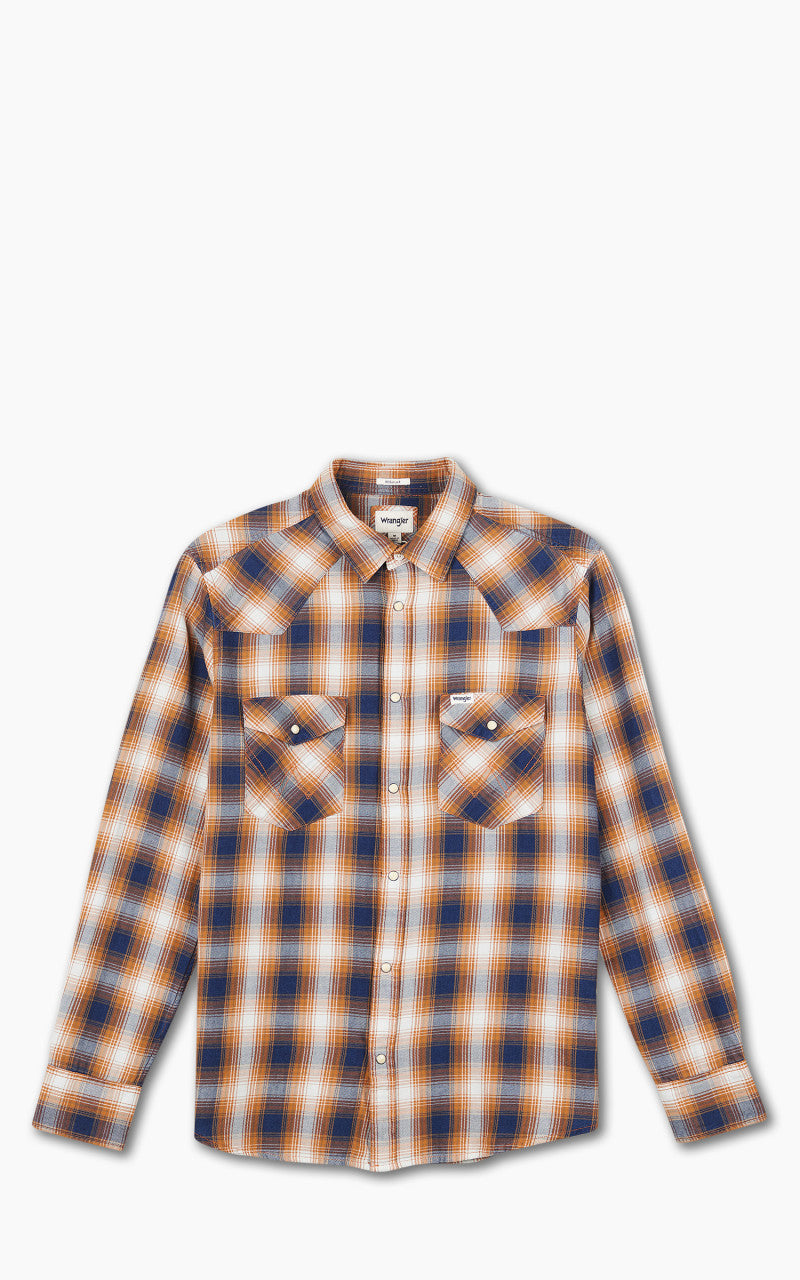 Wrangler L/S Western Shirt Golden Oak