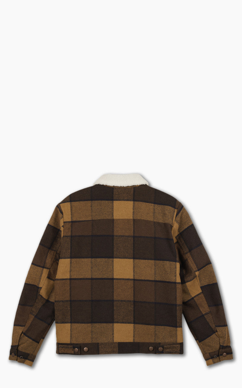 Wrangler Wool Trucker Jacket Yellow Check