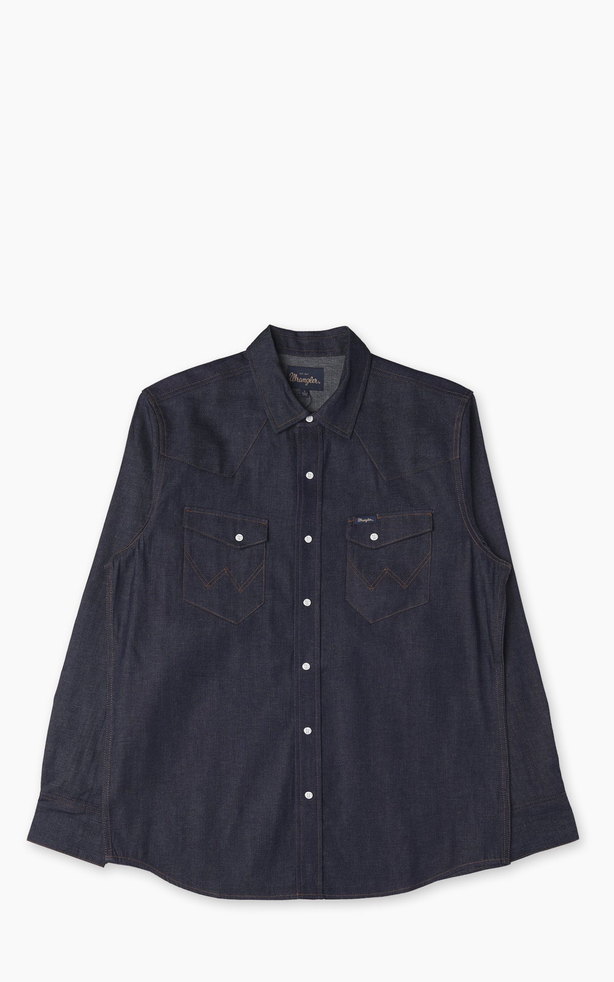 Wrangler Blue Bell Regular Indigood Icons 27MW Western Shirt Indigo Raw