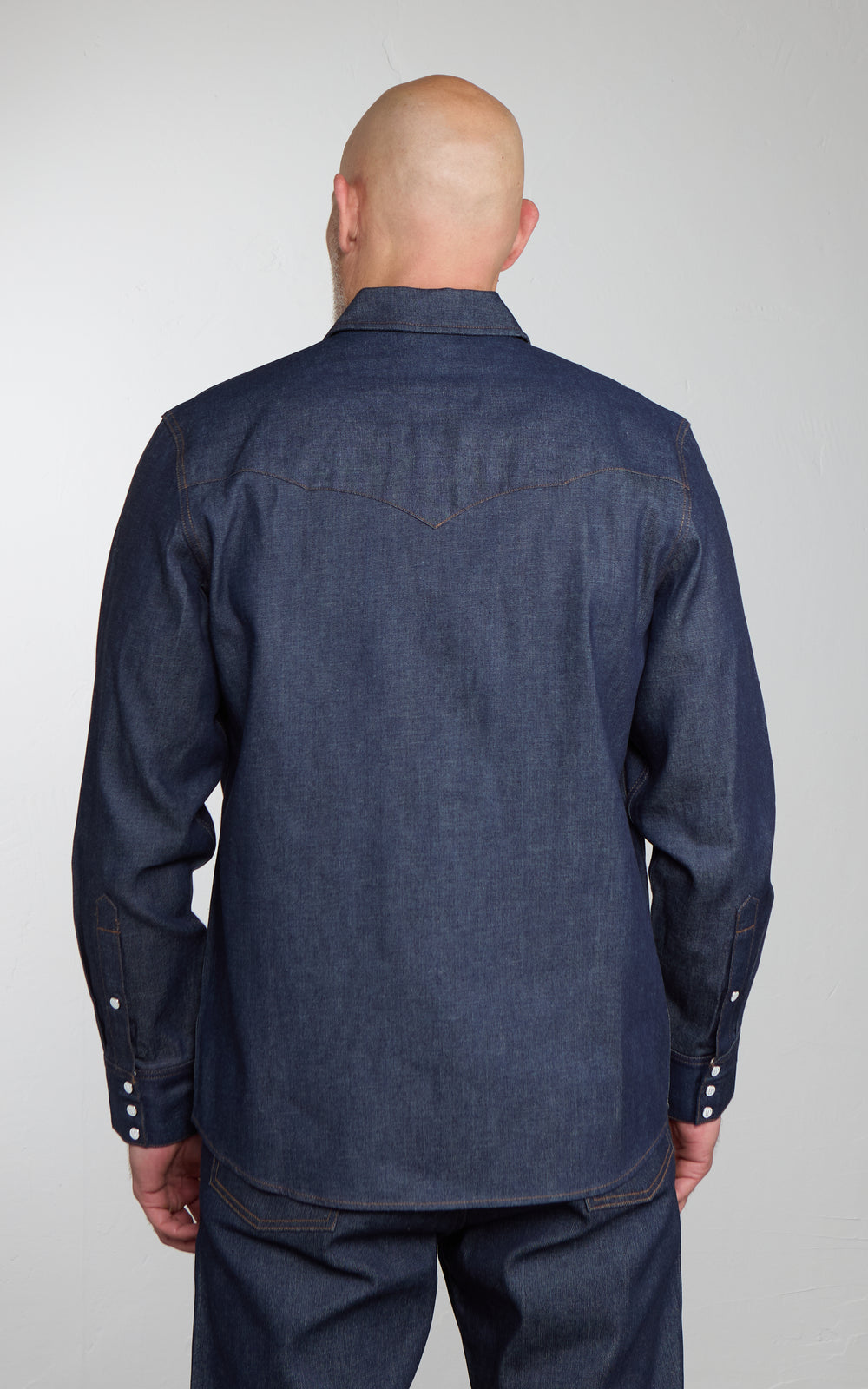 Wrangler Blue Bell Regular Indigood Icons 27MW Western Shirt Indigo Raw