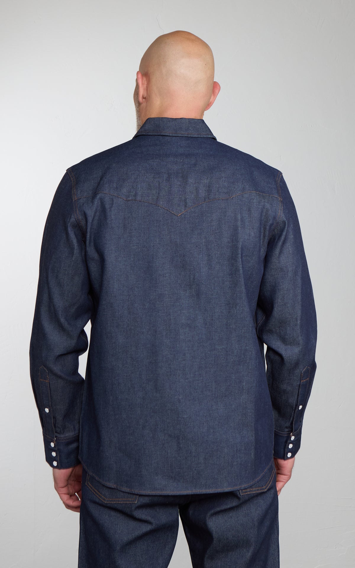 Wrangler Blue Bell Regular Indigood Icons 27MW Western Shirt Indigo Raw