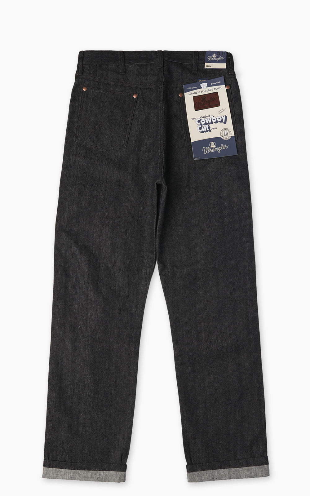 Wrangler Blue Bell 13MWZ Original Cowboy Cut Jean Black Raw