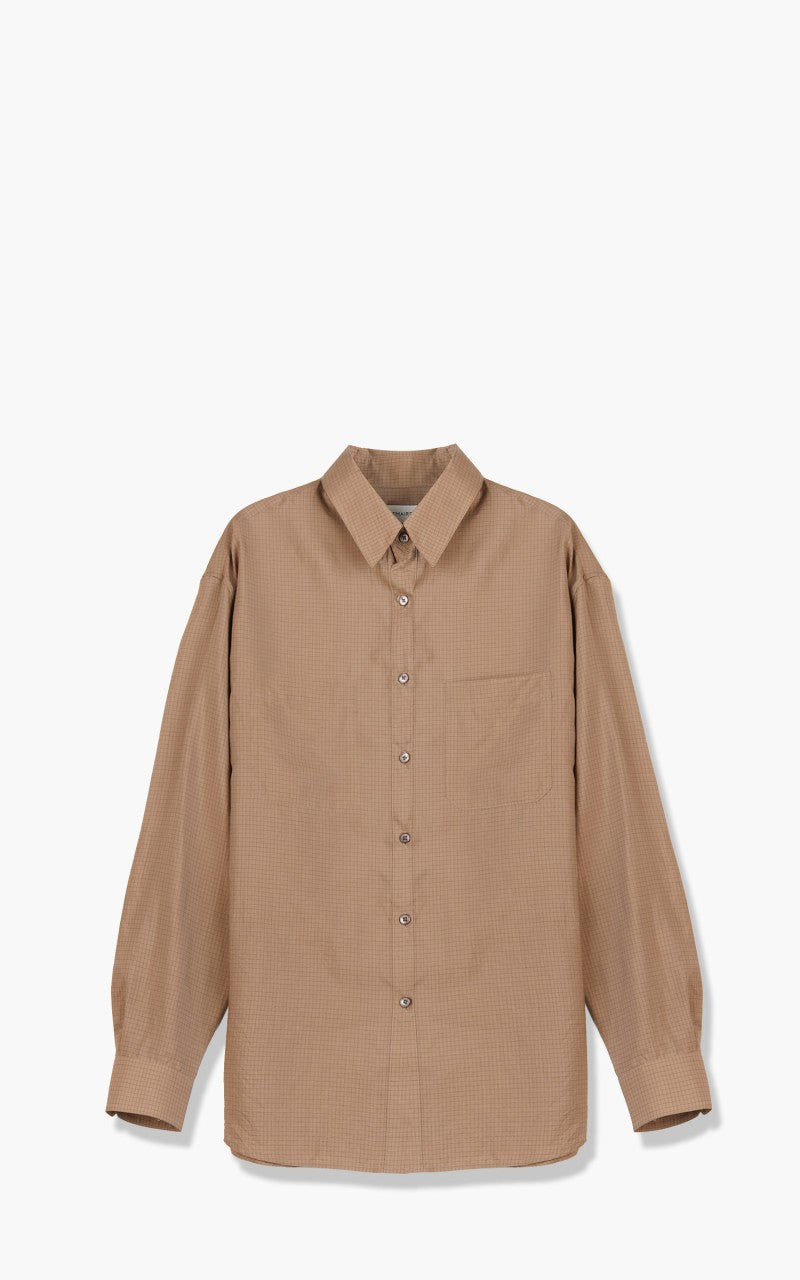 Lemaire Regular Collar L/S Shirt Cappucino