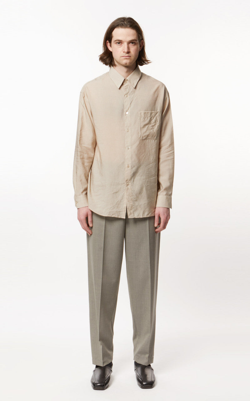 Lemaire Regular Collar L/S Shirt Nude