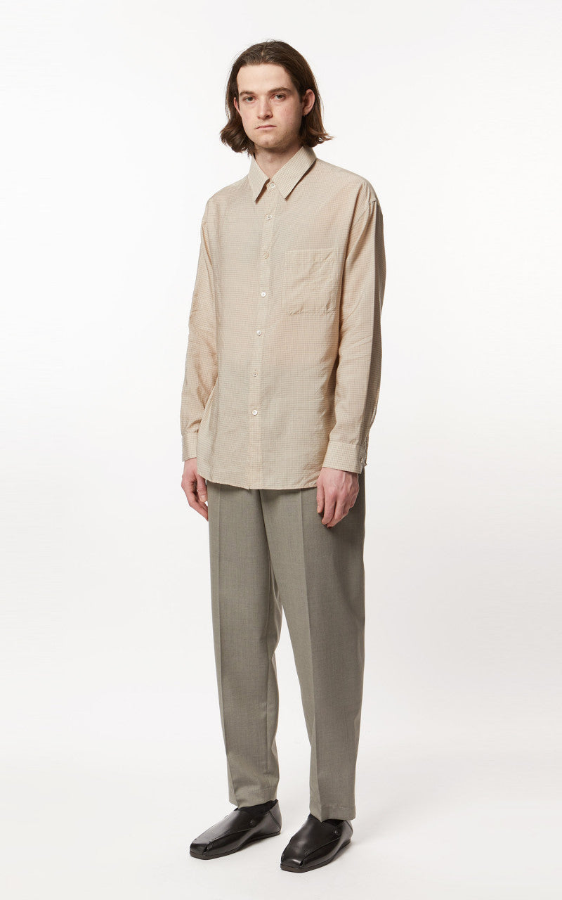 Lemaire Regular Collar L/S Shirt Nude
