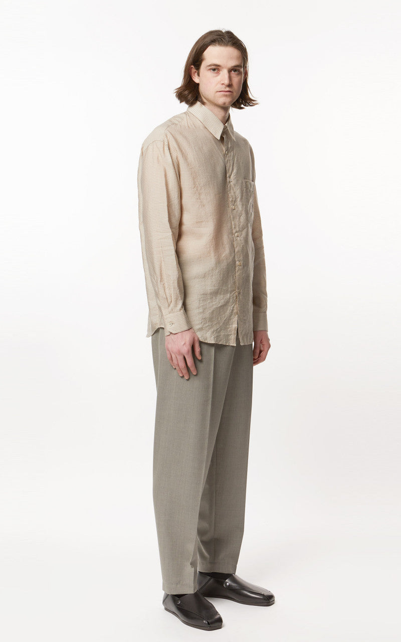 Lemaire Regular Collar L/S Shirt Nude