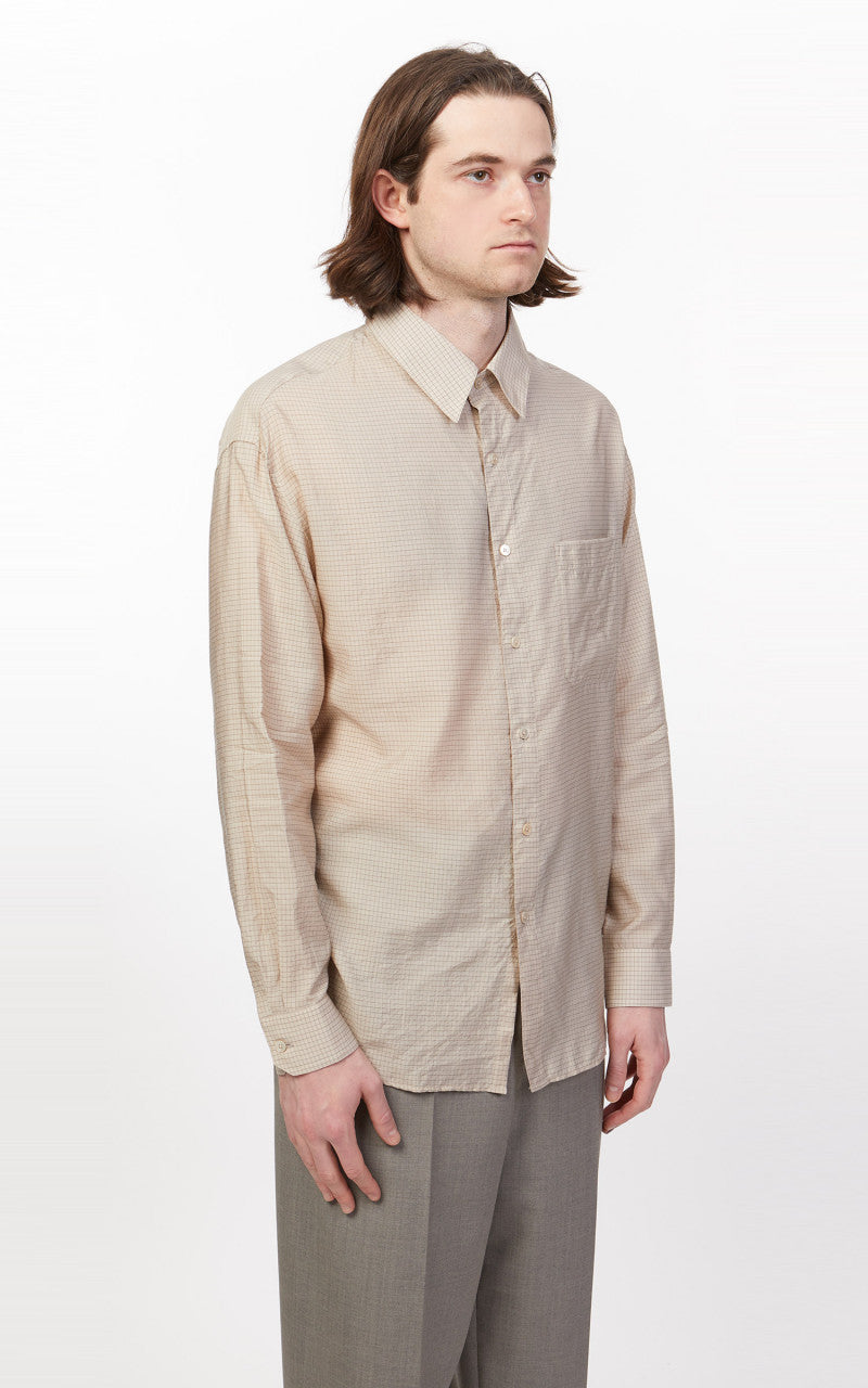 Lemaire Regular Collar L/S Shirt Nude