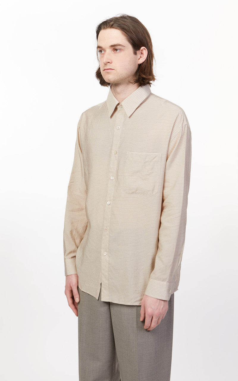 Lemaire Regular Collar L/S Shirt Nude