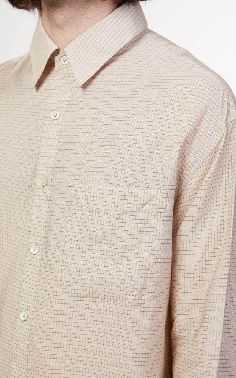 Lemaire Regular Collar L/S Shirt Nude