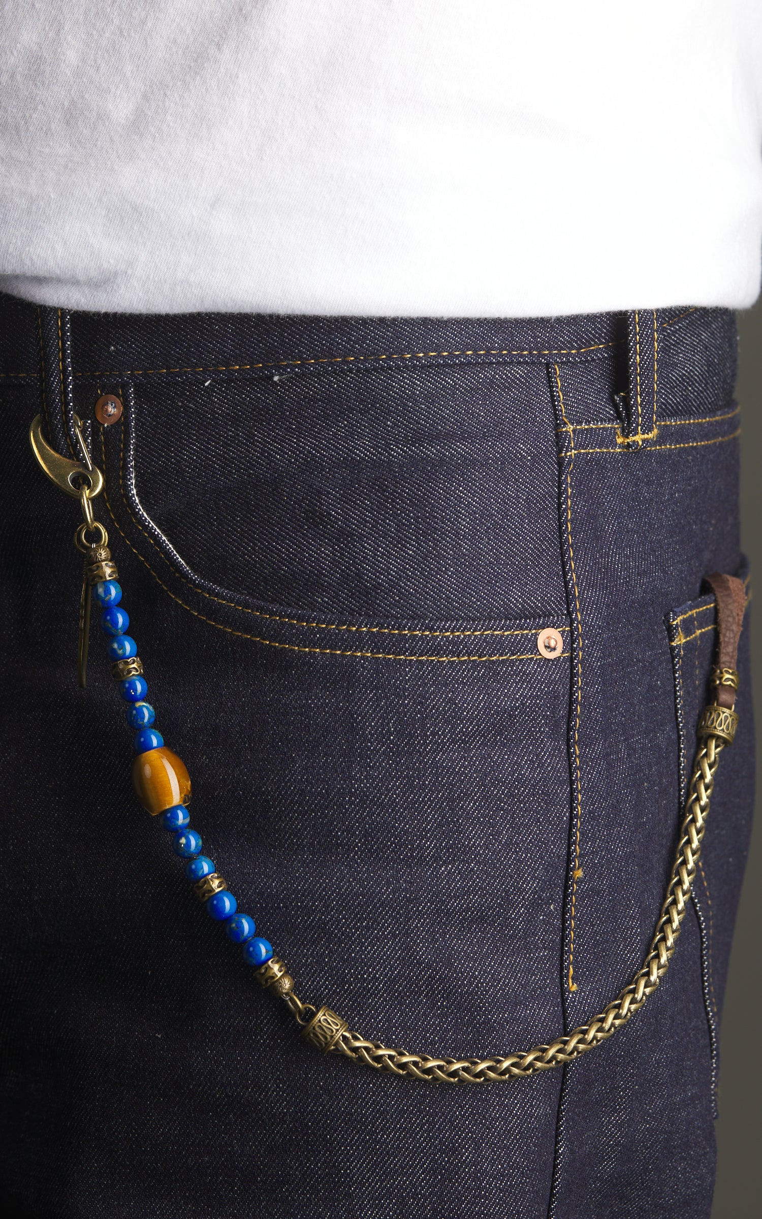 XXL Hardwear Wallet Chain "Blue Rusty"